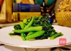 Illustration of how to make ginger kale 11