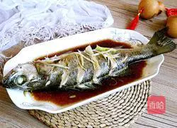 Illustration of how to make steamed seabass 9