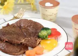 Quick dinner (pan-fried steak & tiramisu) illustration 16