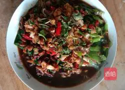 Illustration of how to make garlic, sea rice and rapeseed 5