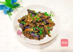 Illustration of how to make beef brisket and fish-flavored eggplant 20