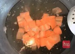 Illustration of how to make broccoli in oyster sauce 2