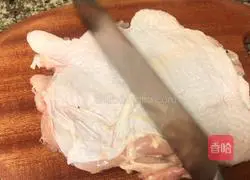 Illustration of how to make teriyaki chicken chop rice 3