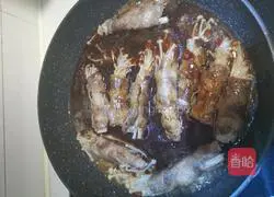 Illustration of making beef enoki mushrooms 4