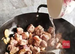 Illustration of how to make stuffed duck meat 5