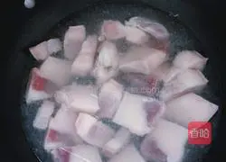 Illustration of braised pork with dried vegetables 3