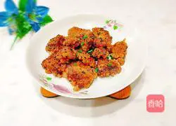 Illustration of how to make fried crispy pork 16