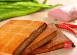 Illustration of stir-fried dried tofu 1