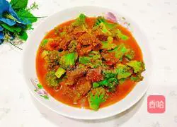 Illustration of how to make beef brisket and broccoli 21