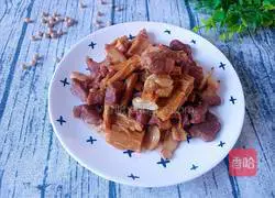 Illustration of how to make yuba roasted pork 13