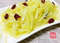 Illustration of how to make stir-fried shredded potatoes 8