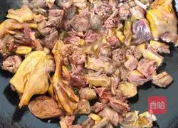 Iron pot stewed with goose Practice illustration 5