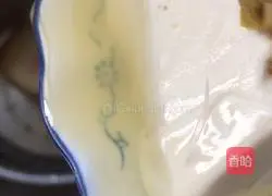 Illustration of how to make steamed tofu with pickled mustard 9