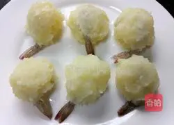 Illustration of how to make fried shrimp balls 6