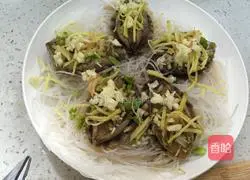 Illustration of steamed abalone with garlic vermicelli 5