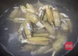 Illustration of how to make spicy stir-fried razor clams 2