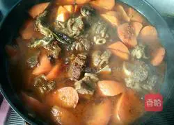 Illustration of carrot stewed mutton 19