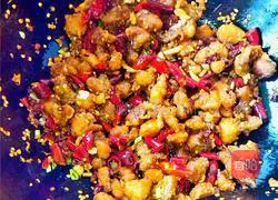 Dry Illustration of how to make spicy chicken 10