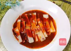 Illustration of how to make wolfberry honey yam 6