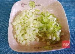 Illustration of how to make potato meatloaf and steamed eggs 3