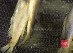 Illustration of how to make fried yellow croaker with pickled vegetables 4