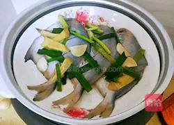 Illustration of how to make steamed pomfret 18