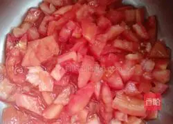 Illustration of how to make braised tofu in tomato sauce 3