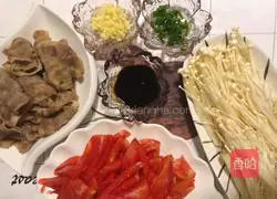 The enjoyment of taste buds: Recipe of tomato and enoki mushroom fat beef rolls 2