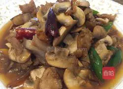 Illustration of how to make fried pork with mushrooms 14