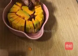 # Steamed Vegetables#Honey and Red Dates Steamed Pumpkin Recipe Illustration 5