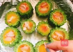 Illustration of the improved version of stuffing bitter melon 4