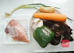 Illustration of how to make fish-flavored shredded pork that goes well with rice 1