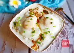 Steamed eggs with potato patties Illustration of how to do it 1