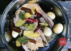 Illustration of braised blue-headed duck 5