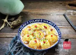 Illustration of how to make winter melon balls 27