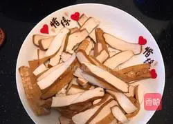 Fried beans with celery Illustration of how to do it 1