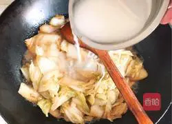 Illustration of how to make Chinese cabbage vermicelli 7