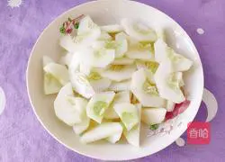 Illustration of how to make squid, fungus and fried cucumber 4