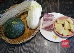 #Hebei cuisine#Big pot Illustration of how to make stew 1