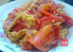 Illustration of how to make tomatoes and eggs 5