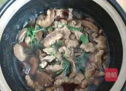 Illustration of how to make pork stew with mushrooms 8