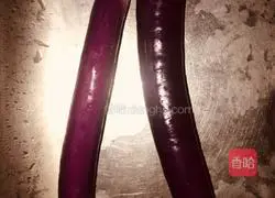 Illustration of how to make eggplant with minced garlic meat 1