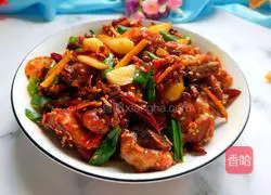 Illustration of how to make stir-fried spicy chicken 19