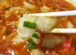 Illustration of how to make tomato dragon fish 11