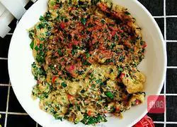 Illustration of how to make fried eggs with chives 7