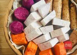 Illustration of how to make steamed vegetable and fruit platter 5