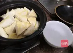 Illustration of how to make squid and dried beans in pot 5