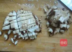 Illustration of how to make mushroom and tofu 4