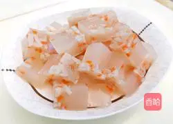 Illustration of how to make frozen pig skin 12