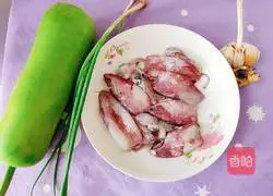 Spicy squid and zucchini recipe 1